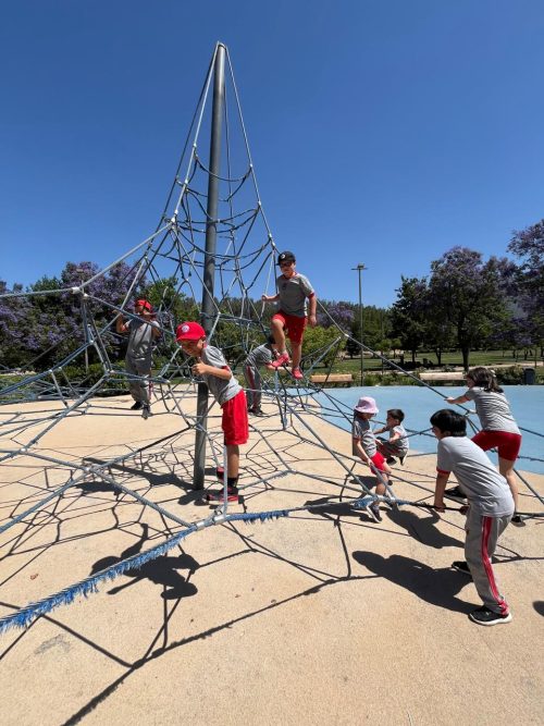 Visita al parque bicentenario de Vitacura