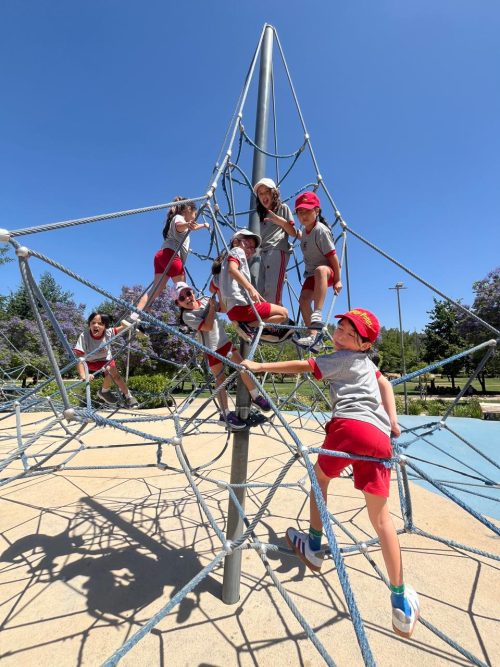 Visita al parque bicentenario de Vitacura