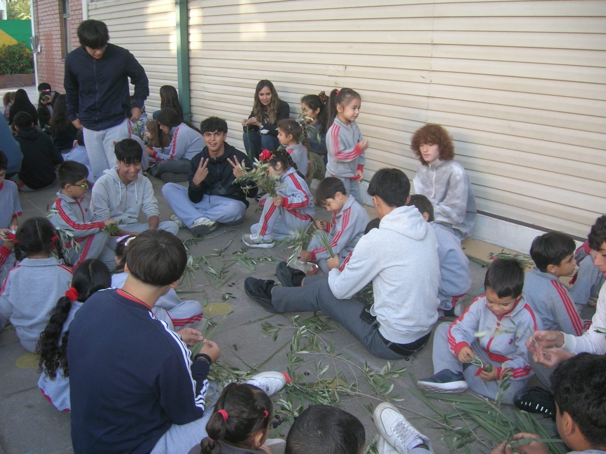 Fiesta de los Ramos. Confección y bendición de los ramos.