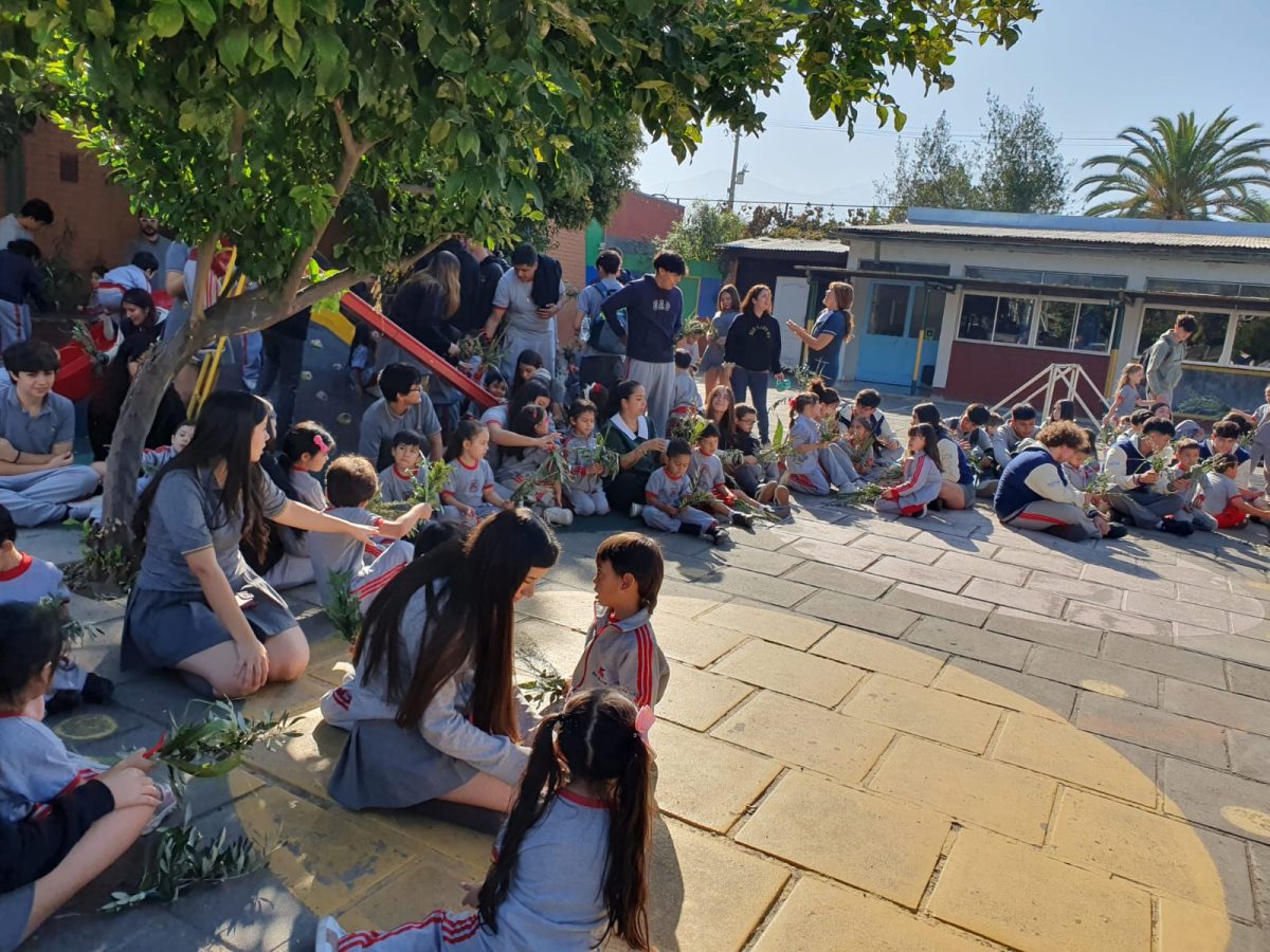 Fiesta de los Ramos. Confección y bendición de los ramos.