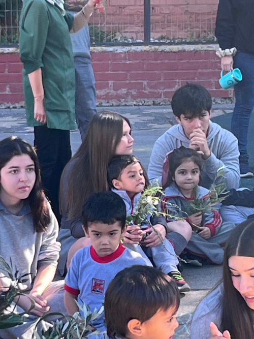 Fiesta de los Ramos. Confección y bendición de los ramos.