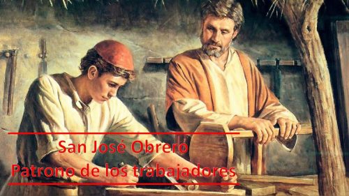 Saludo a la Comunidad del Colegio San Marcos en el día del trabajador, fiesta de san José obrero