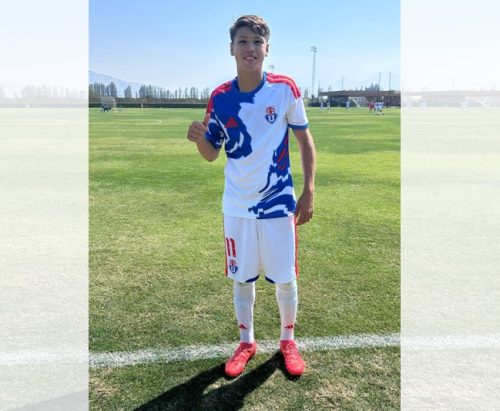 Santiago Briceño continúa sumando experiencias con la Selección Chilena Sub 15
