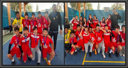El Futsal Sub 14 brilló en el campeonato comunal con título y subcampeonato