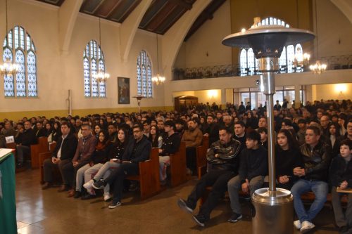 celebraciones de liturgias día del padre 8° Básico a IV Medio