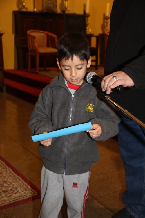 celebraciones de liturgias día del padre Medio Mayor a 2° Básico