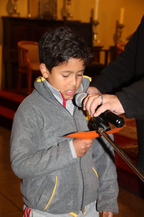 celebraciones de liturgias día del padre Medio Mayor a 2° Básico