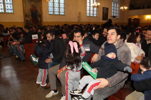 celebraciones de liturgias día del padre Medio Mayor a 2° Básico
