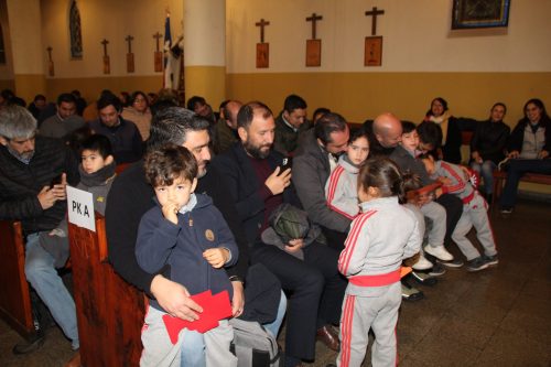 celebraciones de liturgias día del padre Medio Mayor a 2° Básico