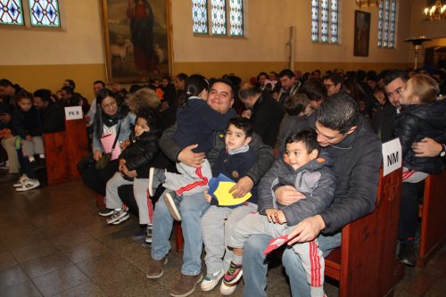 celebraciones de liturgias día del padre Medio Mayor a 2° Básico