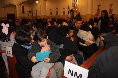 celebraciones de liturgias día del padre Medio Mayor a 2° Básico