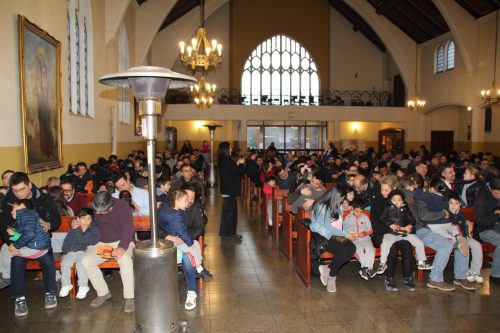celebraciones de liturgias día del padre Medio Mayor a 2° Básico