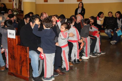 celebraciones de liturgias día del padre Medio Mayor a 2° Básico