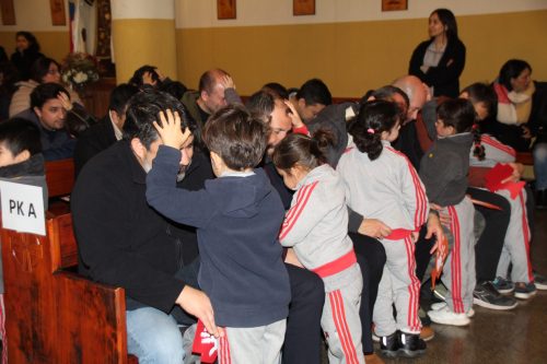 celebraciones de liturgias día del padre Medio Mayor a 2° Básico