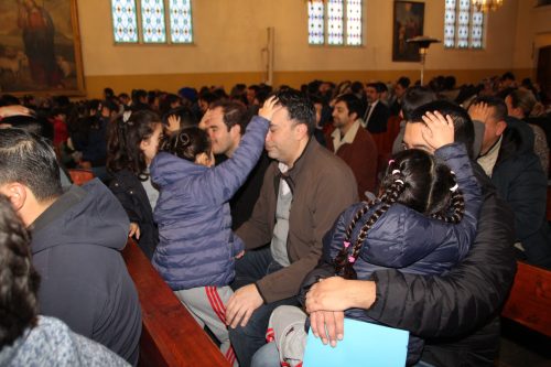 celebraciones de liturgias día del padre Medio Mayor a 2° Básico