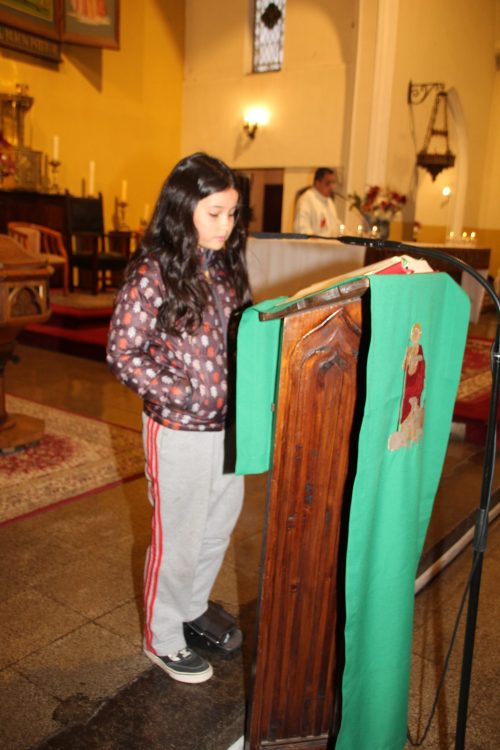 celebraciones de liturgias día del padre 3° a 7° Básico