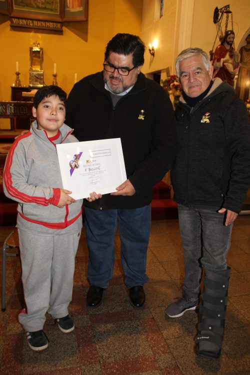 celebraciones de liturgias día del padre 3° a 7° Básico