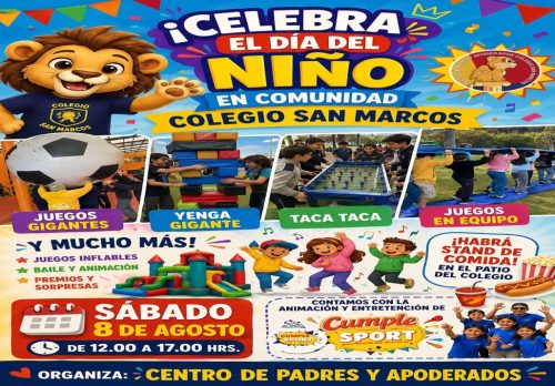 Te invitamos a celebrar el día del niño
