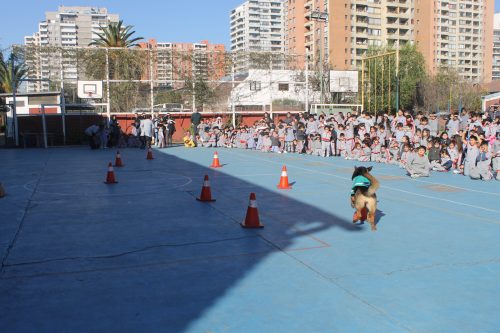 Visita de la Escuela de Adiestramiento de Carabineros de Chile