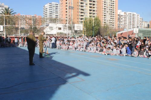 Visita de la Escuela de Adiestramiento de Carabineros de Chile