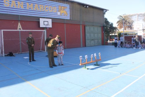 Visita de la Escuela de Adiestramiento de Carabineros de Chile