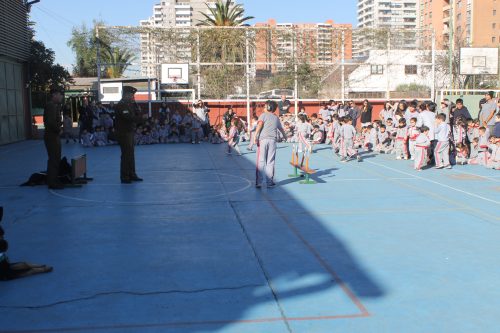 Visita de la Escuela de Adiestramiento de Carabineros de Chile