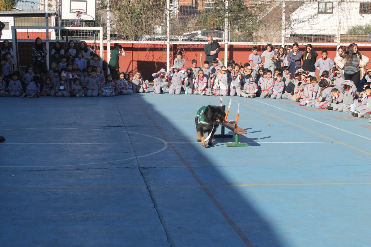 Visita de la Escuela de Adiestramiento de Carabineros de Chile