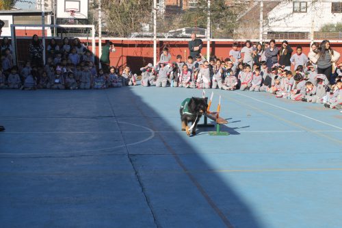 Visita de la Escuela de Adiestramiento de Carabineros de Chile