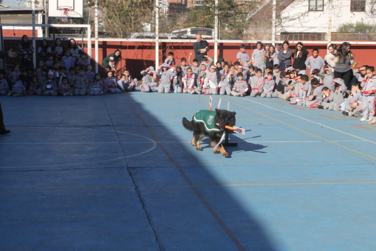 Visita de la Escuela de Adiestramiento de Carabineros de Chile