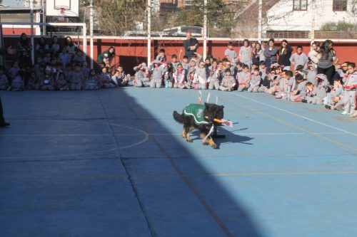 Visita de la Escuela de Adiestramiento de Carabineros de Chile