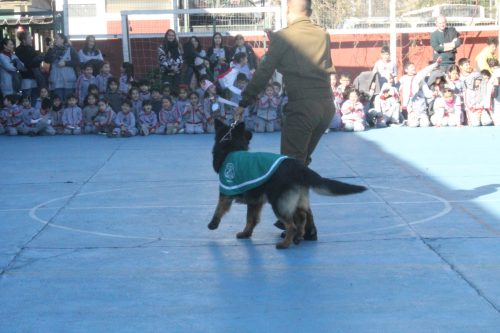 Visita de la Escuela de Adiestramiento de Carabineros de Chile