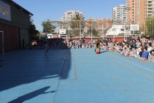 Visita de la Escuela de Adiestramiento de Carabineros de Chile