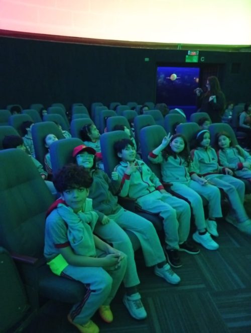 Estudiantes de 3° Básico vivieron una entretenida experiencia en el Planetario