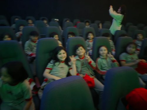 Estudiantes de 3° Básico vivieron una entretenida experiencia en el Planetario