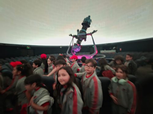 Estudiantes de 3° Básico vivieron una entretenida experiencia en el Planetario