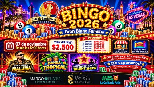 Gran Bingo Familiar 2026 del Colegio San Marcos
